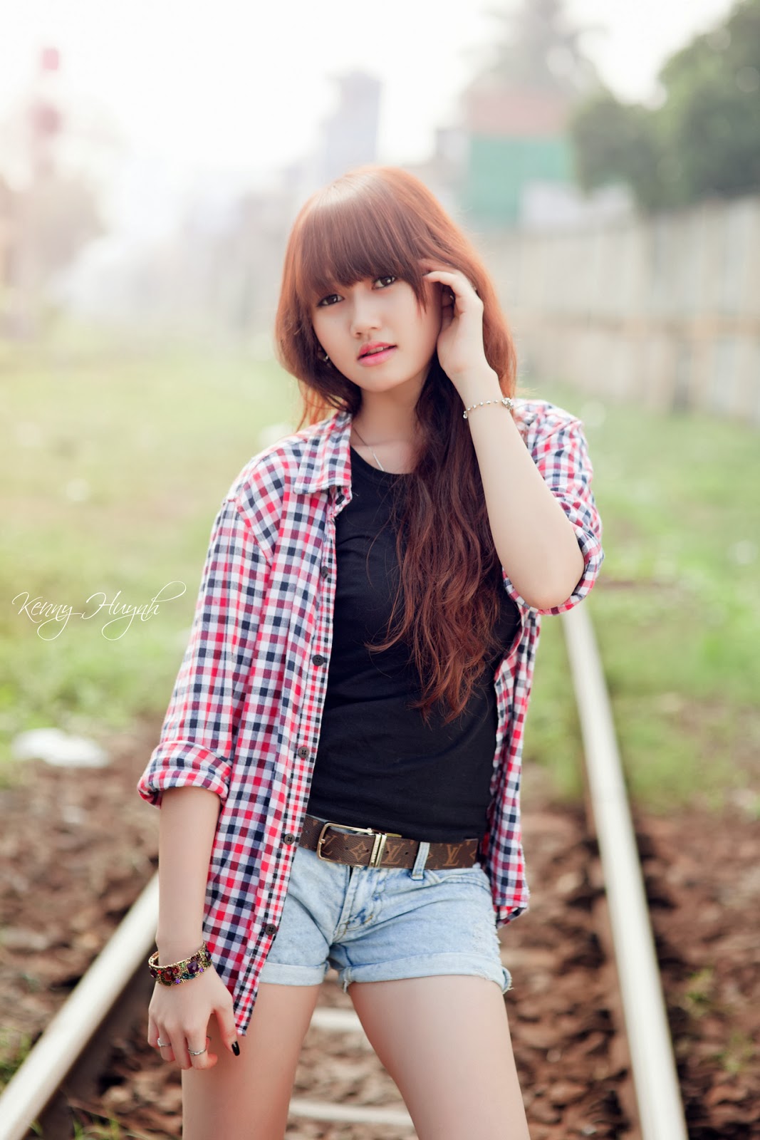 Gái đẹp kute khoe chân dài