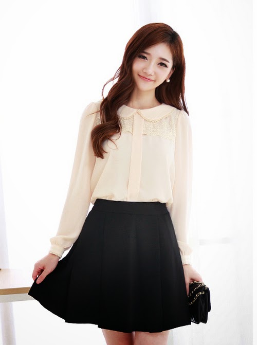 Gái Hàn với phong cách thời trang đơn giản quyến rủ