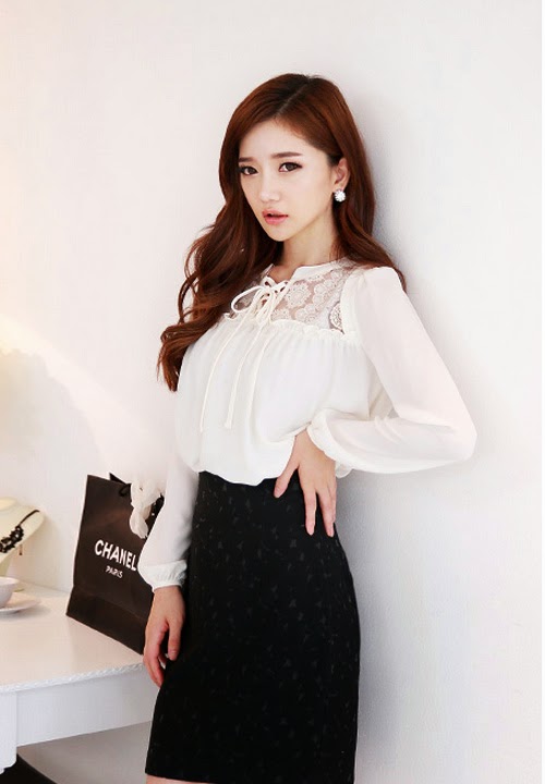 Gái Hàn với phong cách thời trang đơn giản quyến rủ