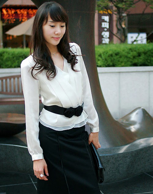 Gái Hàn với phong cách thời trang đơn giản quyến rủ