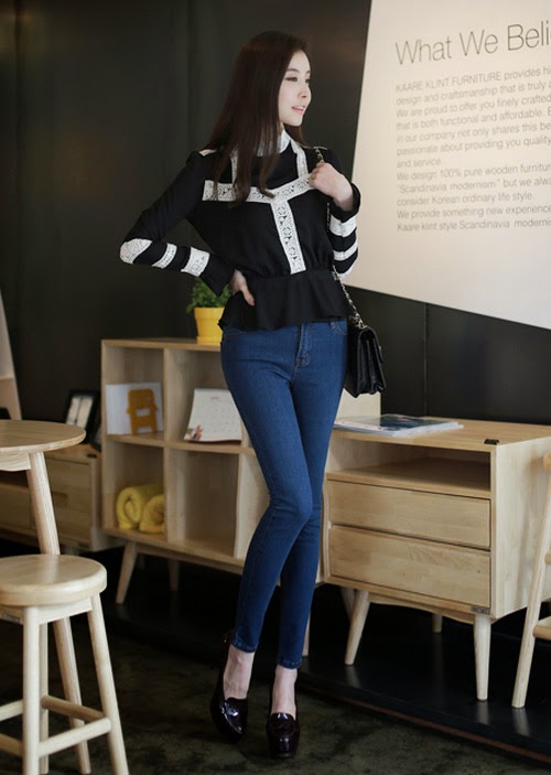 Gái Hàn với phong cách thời trang đơn giản quyến rủ