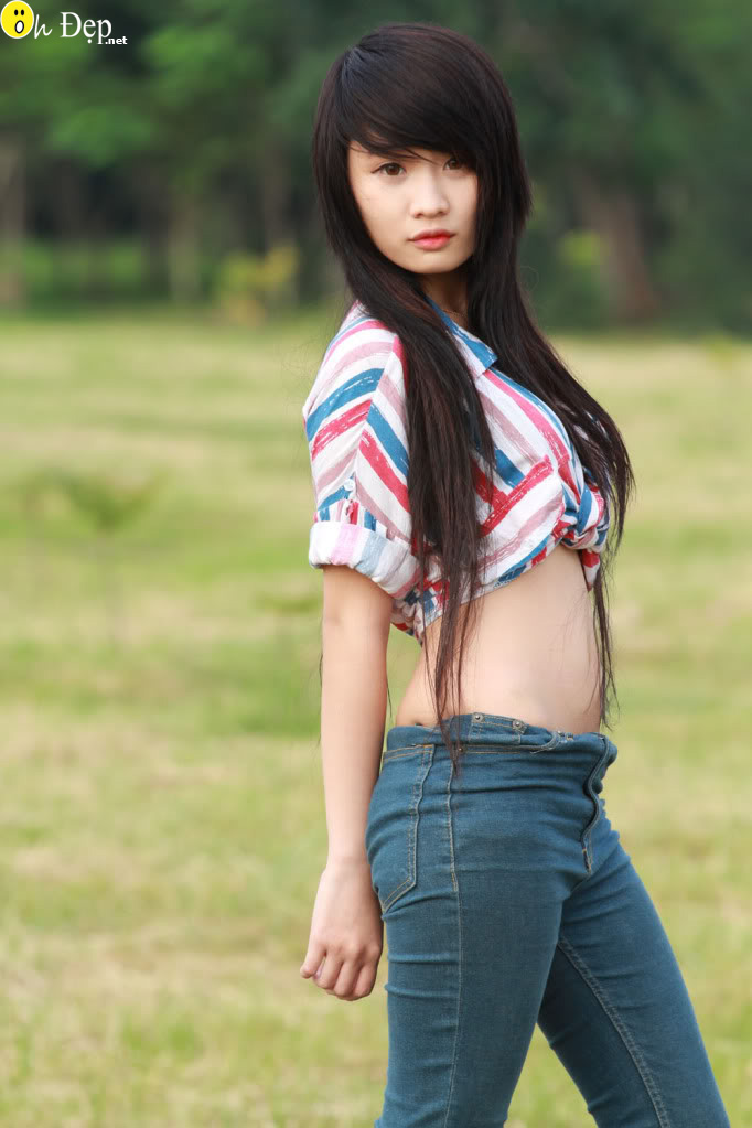 Girl xinh kute dáng hơi bị chuẩn đấy