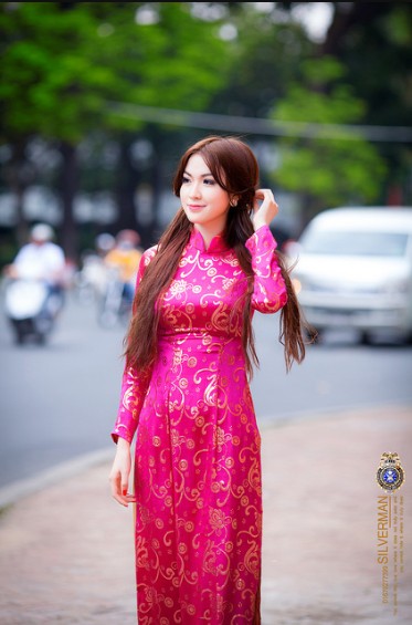 Girl xinh Việt Nam - Xinh duyên áo dài cùng nắng xuân