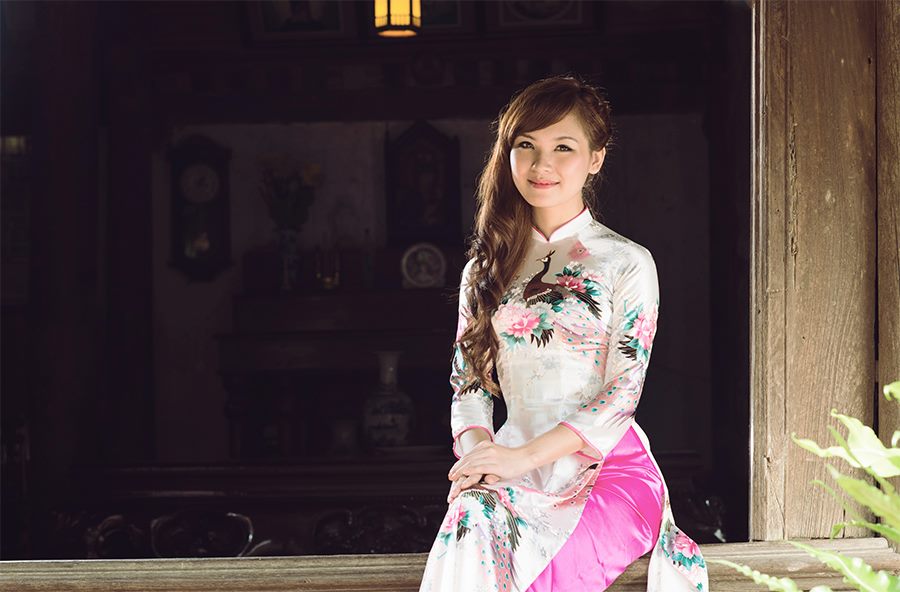 Hotgirl Học viện Báo chí đẹp rạng ngời trong sắc thu