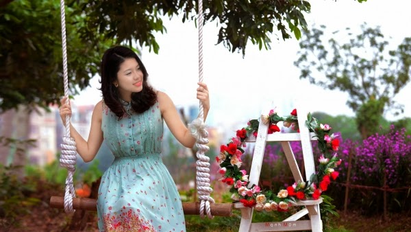 Khu vườn tình yêu đẹp lung linh