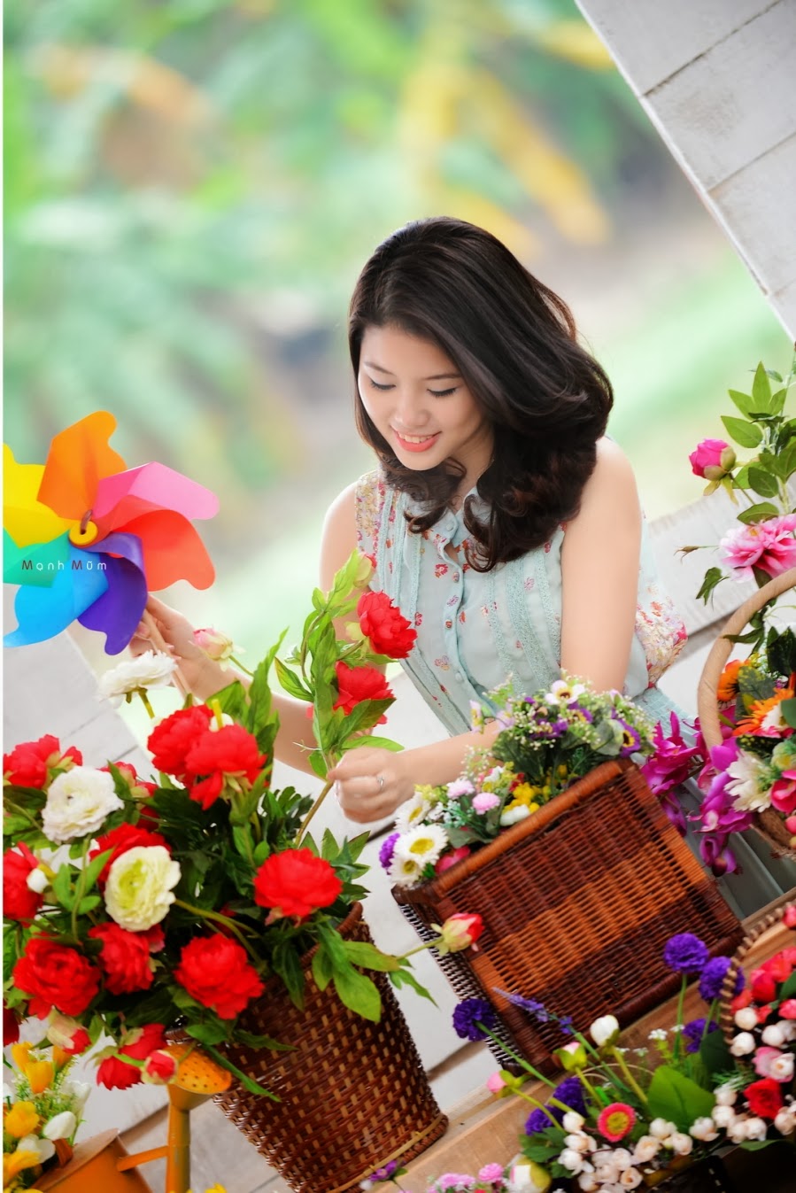 Khu vườn tình yêu đẹp lung linh