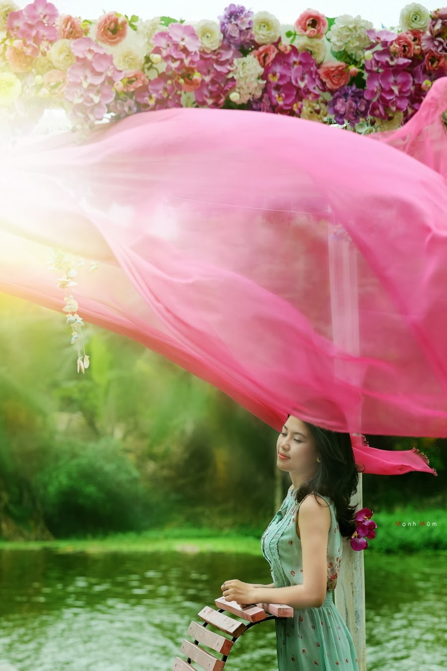 Khu vườn tình yêu đẹp lung linh