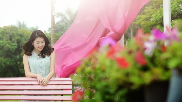 Khu vườn tình yêu đẹp lung linh
