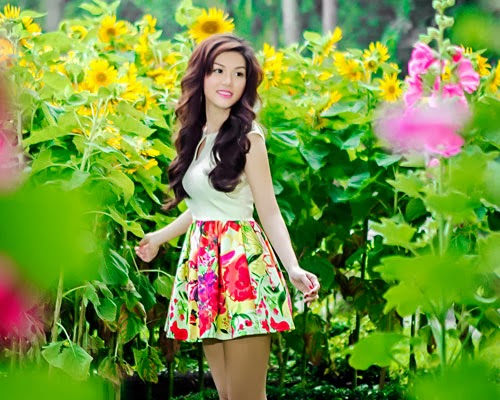 Mỹ nhân một con khoe nét xuân căng tràn