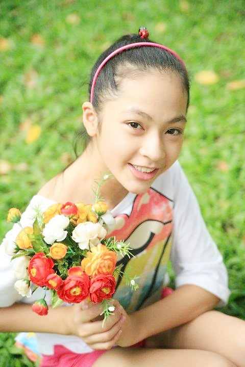 Nét hồn nhiên tinh nghịch của nữ diễn viên nhí Hà Anh