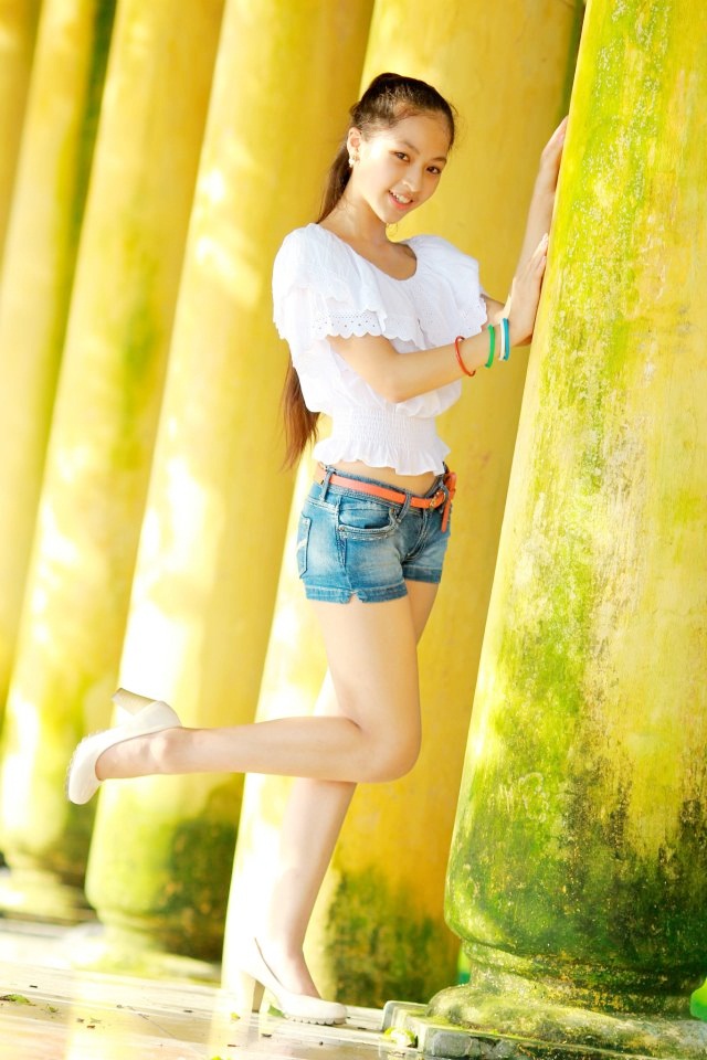 Nét hồn nhiên tinh nghịch của nữ diễn viên nhí Hà Anh