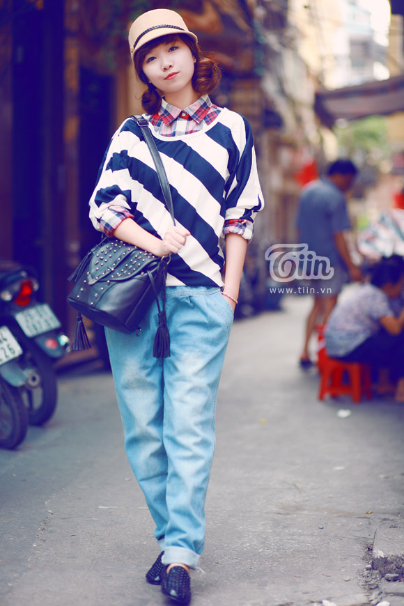 Ngắm gái xinh Hà thành ngọt ngào và dễ thương