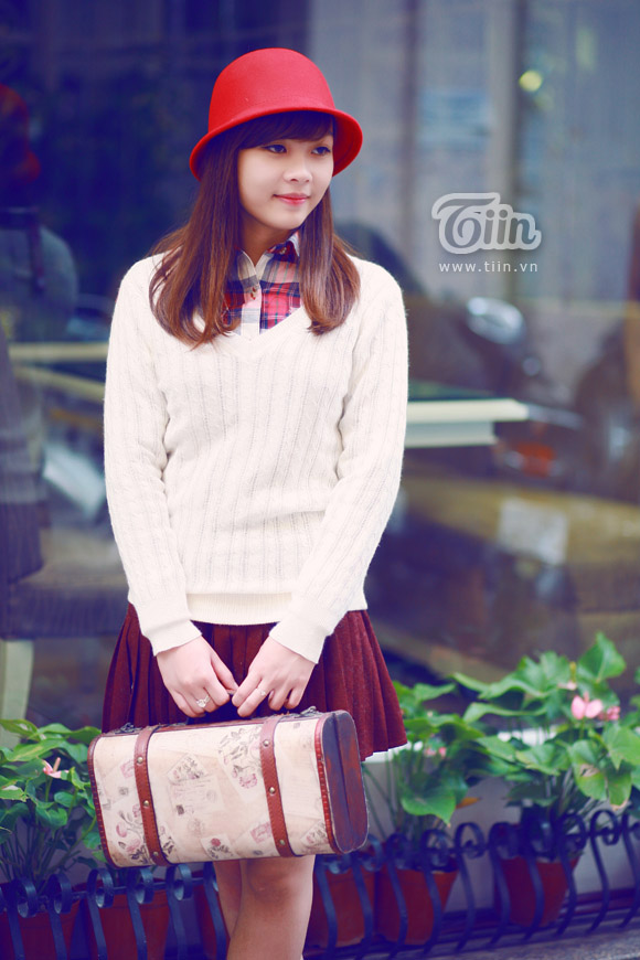 Ngắm gái xinh Hà thành ngọt ngào và dễ thương