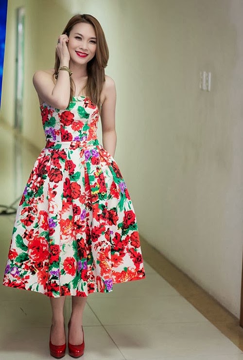 Ngắm sao Việt xinh đẹp cùng họa tiết