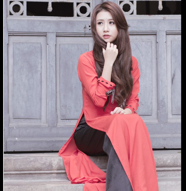 Vẻ đẹp trong veo của hot girl Hà thành